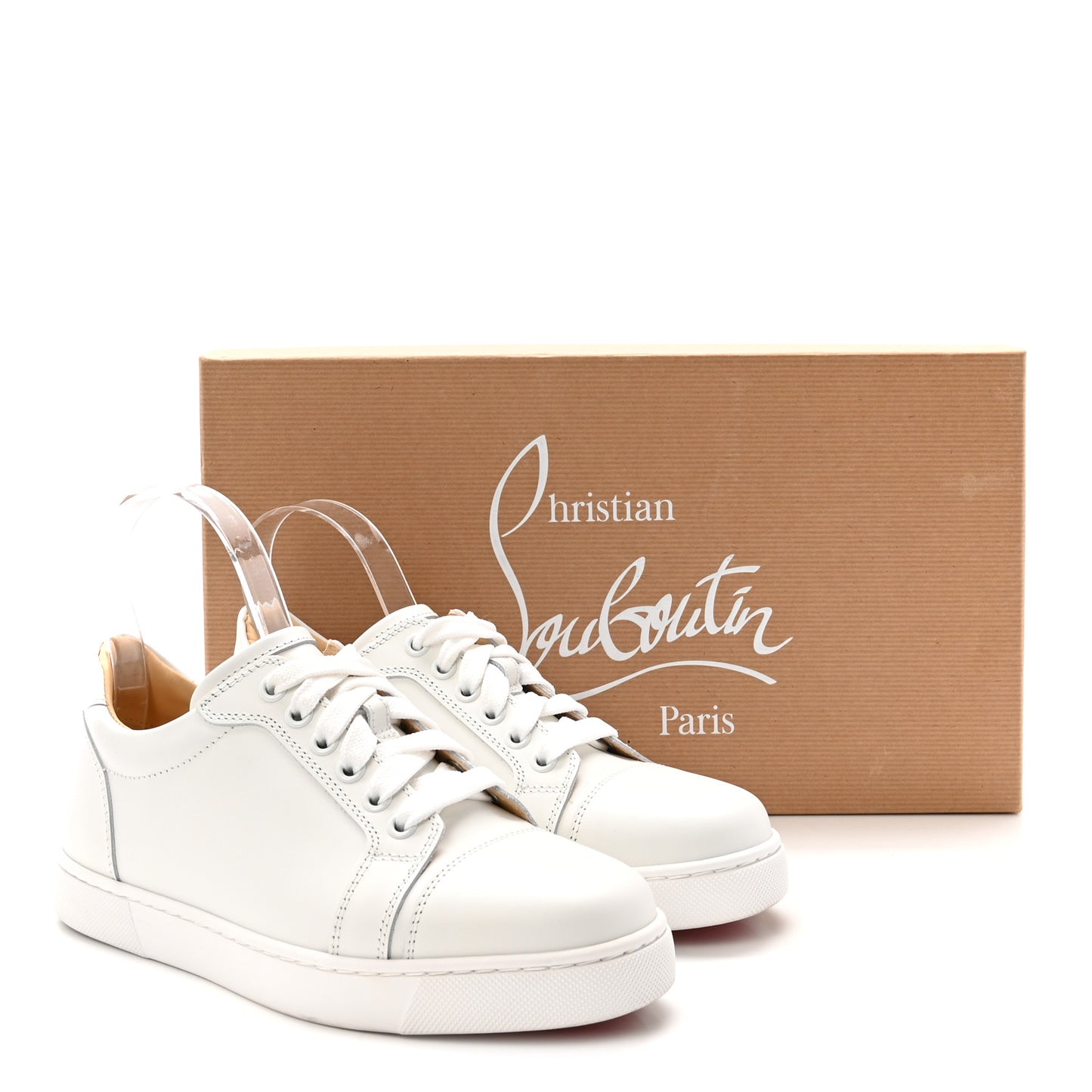 Calfskin Vieira Flat Sneakers 35.5 White