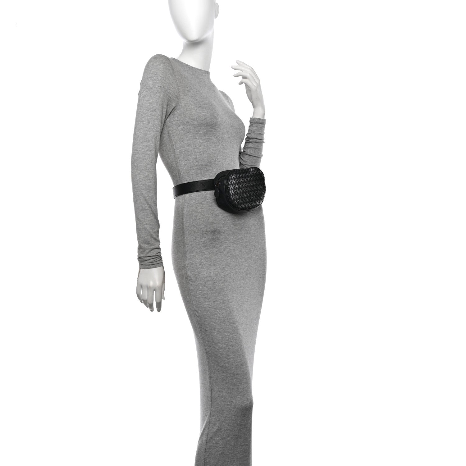 Bottega Veneta Nappa Intrecciato Belt Bag Black 2 of 13