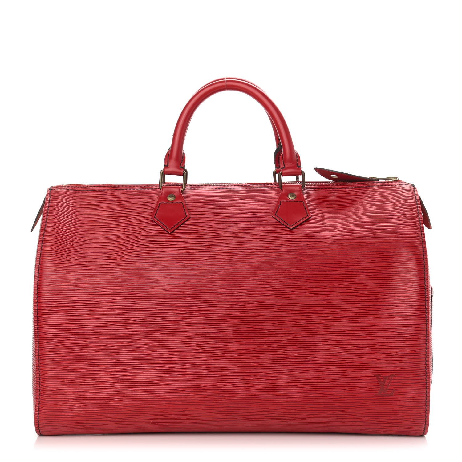 Louis Vuitton Epi Speedy 35 Castillan Red 1 of 16