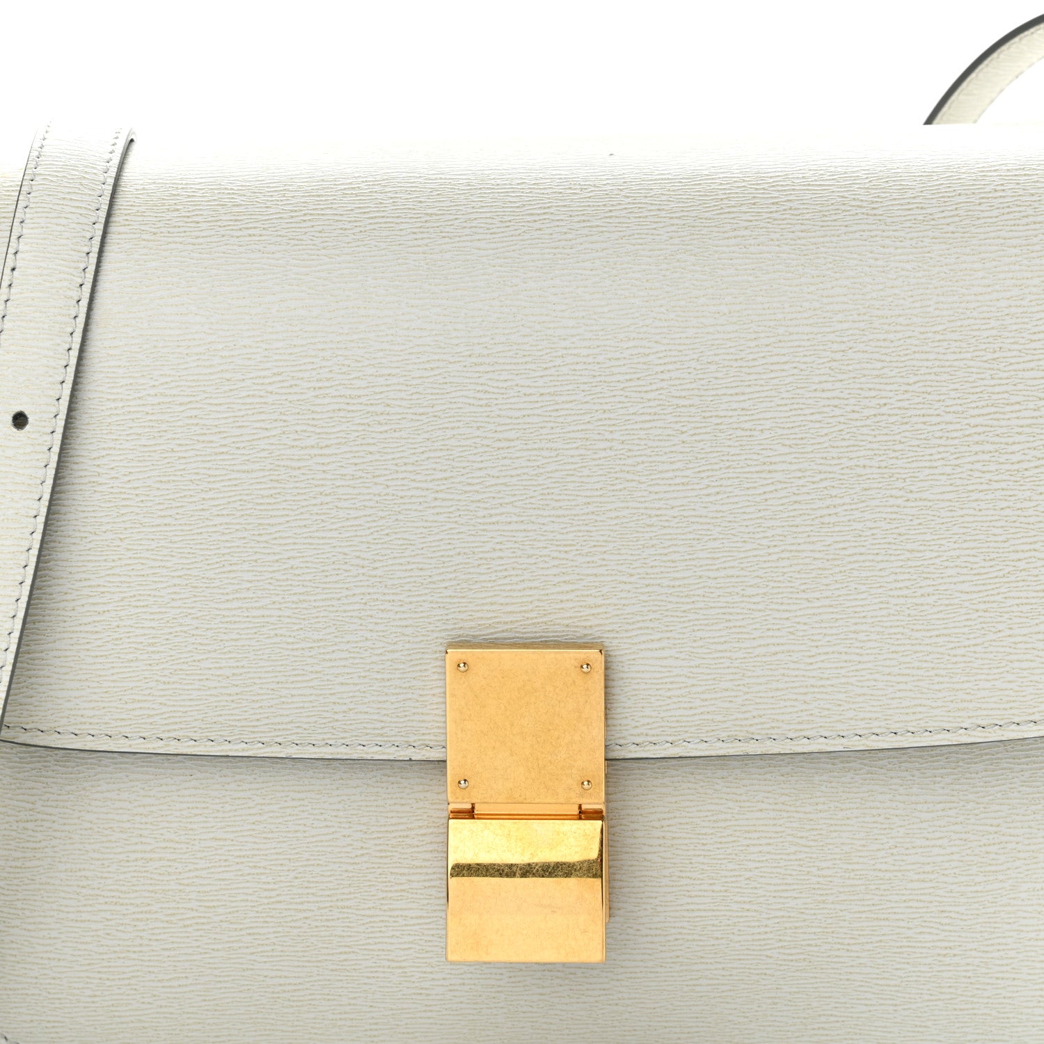 Celine Liege Calfskin Medium Classic Box Flap Bag Pale Grey 10 of 11