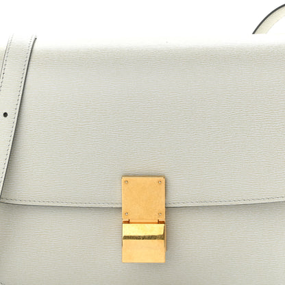 Celine Liege Calfskin Medium Classic Box Flap Bag Pale Grey 10 of 11