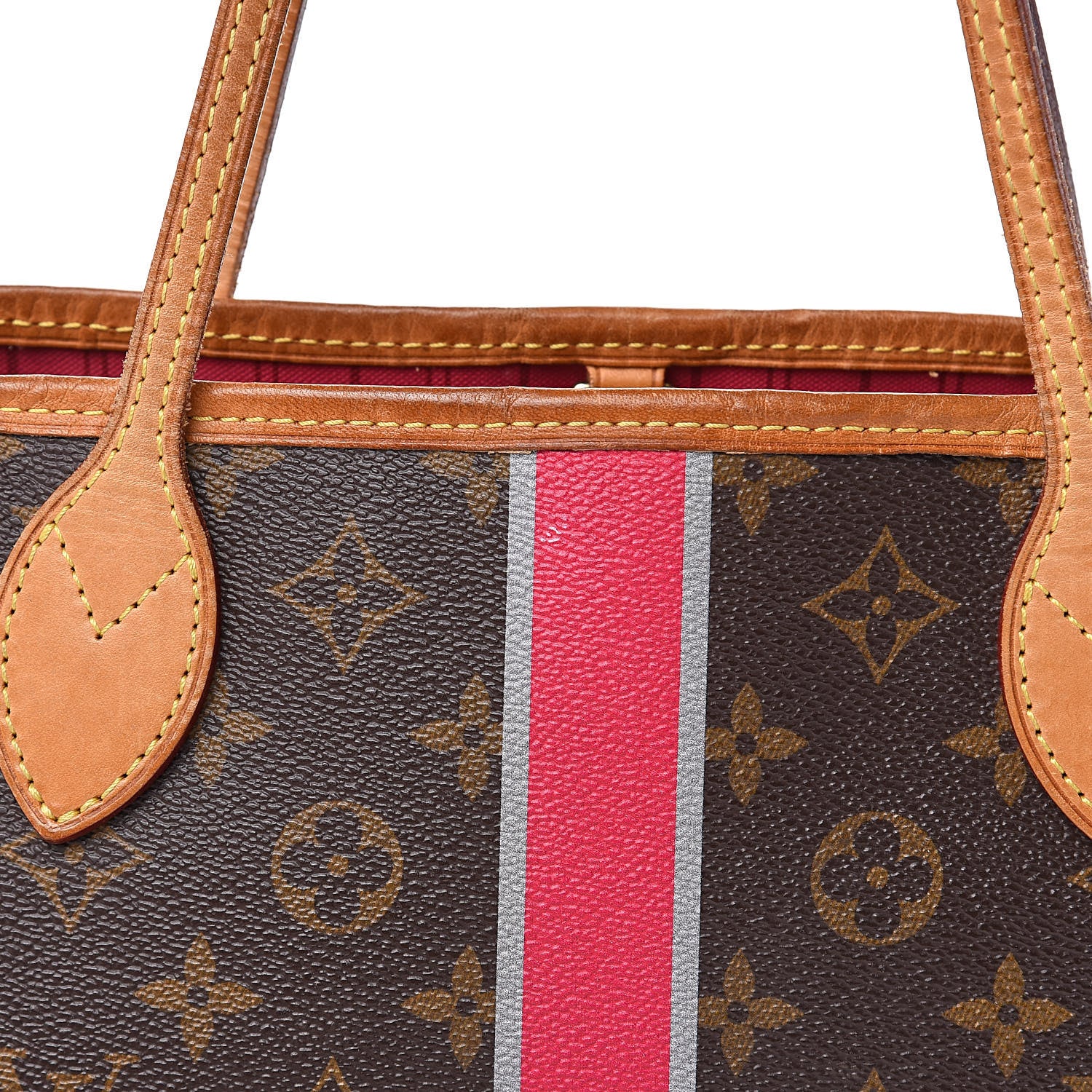 Louis Vuitton Monogram Neverfull PM Fuchsia Gris 12 of 17