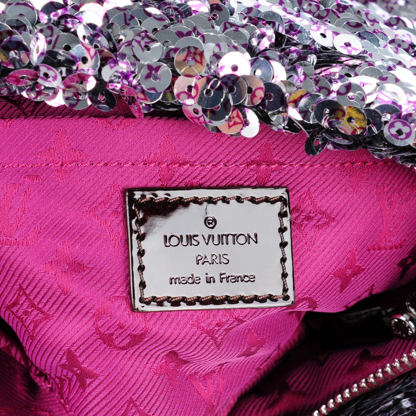 Sequin Pochette Rococo Violet