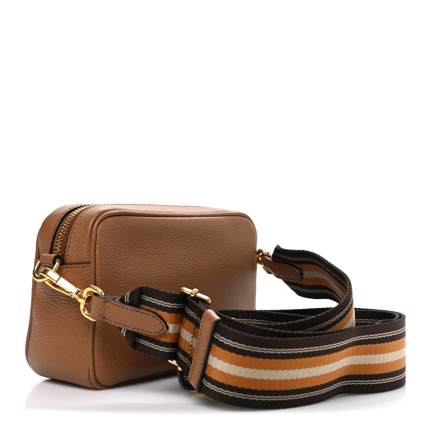 Vitello Phenix Camera Bag Caramel
