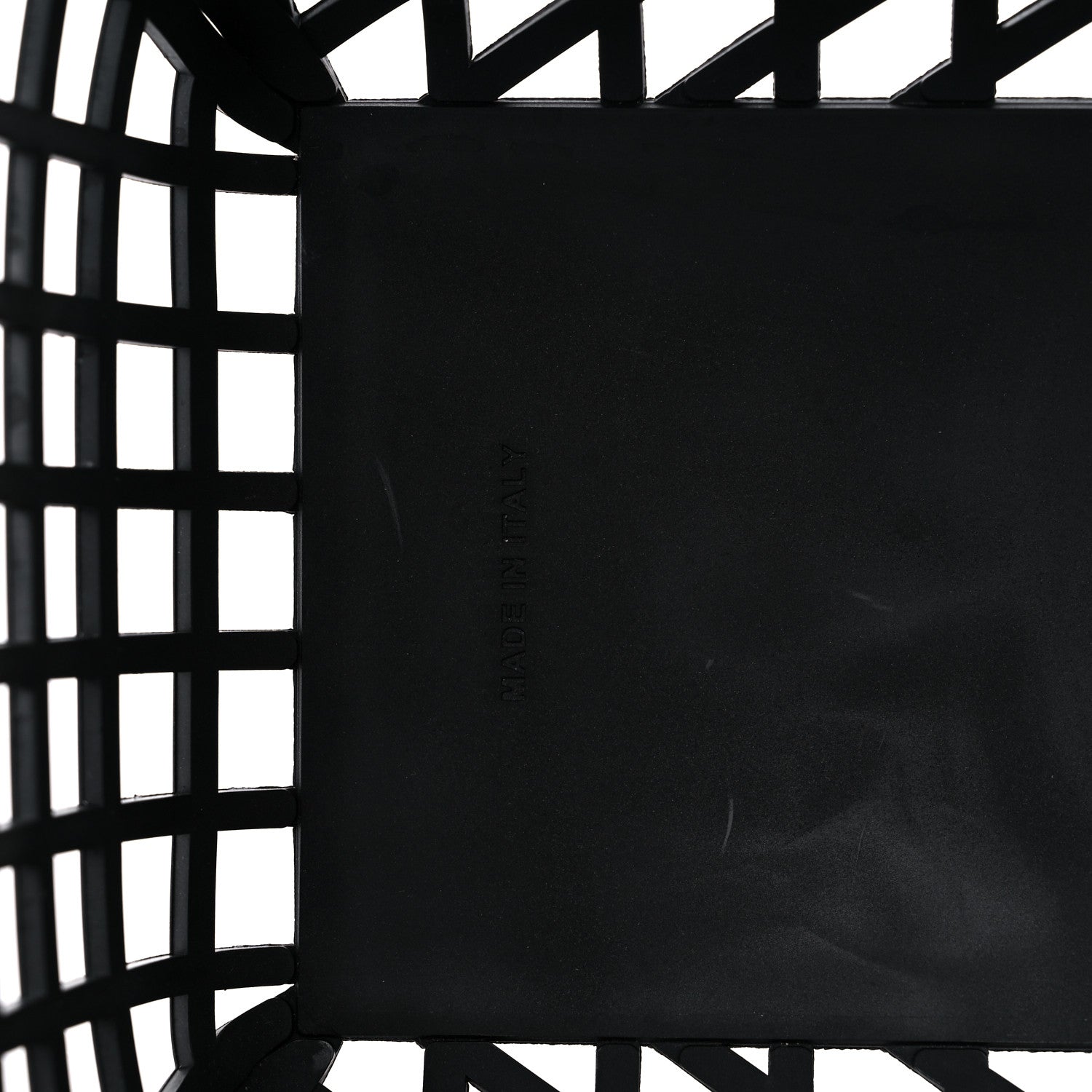 Fendi Recycled Plastic Vitello Liberty Matte Medium Fendi Basket Black Miele Scuro 6 of 13