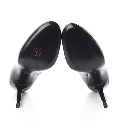 Chanel Lambskin CC Pumps 42 Black 4 of 6