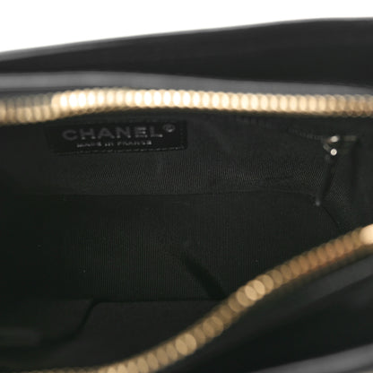 Chanel Tweed Calfskin Calfskin Small Gabrielle Hobo Black Light Beige 5 of 10