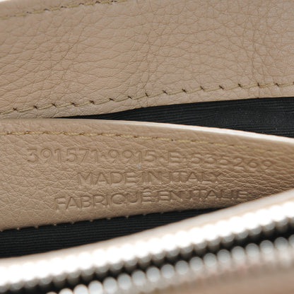 Balenciaga Grained Calfskin Le Dix Mini Soft Cartable Beige Seigle 7 of 7