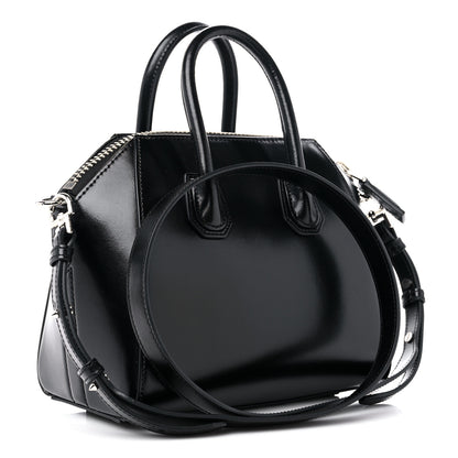 Givenchy Shiny Lord Calfskin Mini Antigona Black 2 of 9
