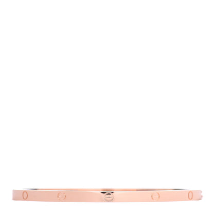 Cartier 18K Pink Gold Small LOVE Bracelet 18 1 of 4