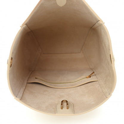 Celine Soft Grained Calfskin Small Sangle Bucket Bag Vanilla 5 of 10
