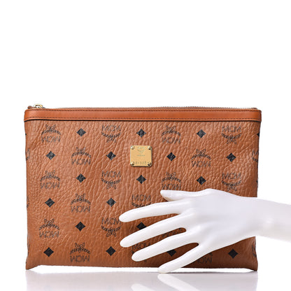 MCM Visetos Mini Pouch Cognac 2 of 14