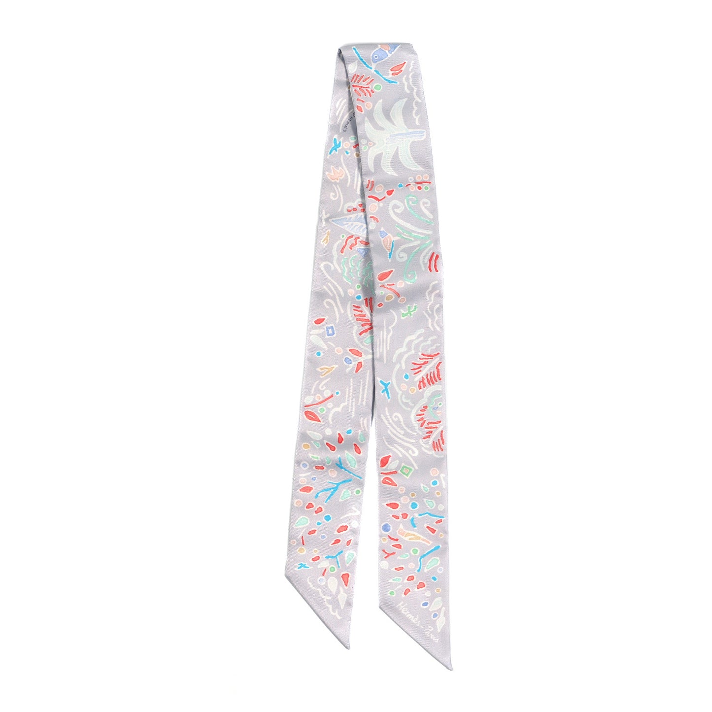 Silk Isola Di Primavera Twilly Gris Perle Grenadine