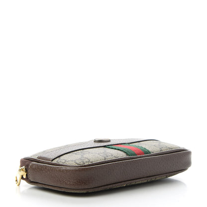Gucci GG Supreme Monogram Ophidia Belted iPhone Case 85 34 Dark Brown 4 of 11