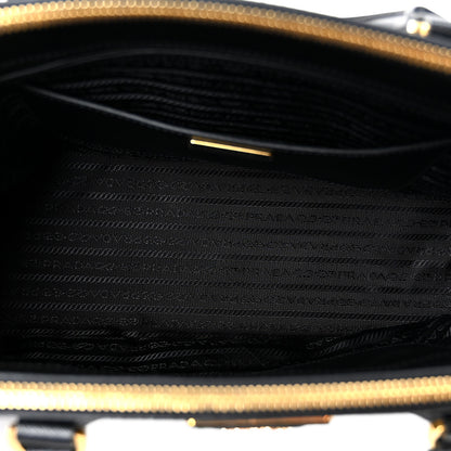 Prada Saffiano Medium Galleria Double Zip Tote Black 4 of 9