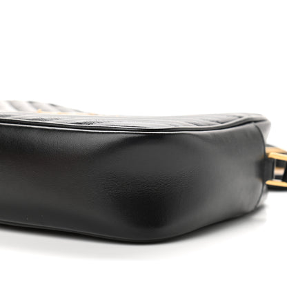 Saint Laurent Calfskin Matelasse Monogram Lou Camera Bag Black 10 of 11