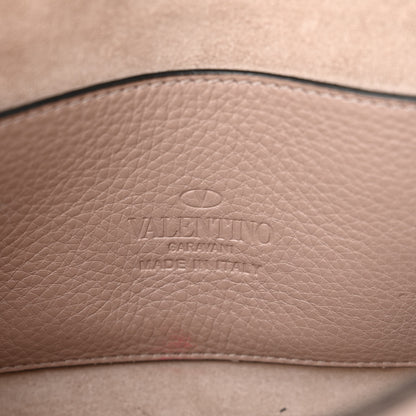 Valentino Garavani Pebbled Calfskin Medium Rockstud Flip Lock Crossbody Bag Poudre 6 of 16