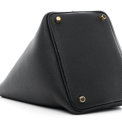 Hermes Taurillon Clemence Picotin Lock 18 PM Black 9 of 10