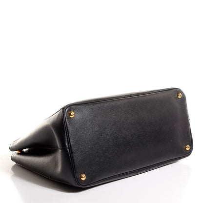 Prada Saffiano Lux Large Tote Nero Black 4 of 9