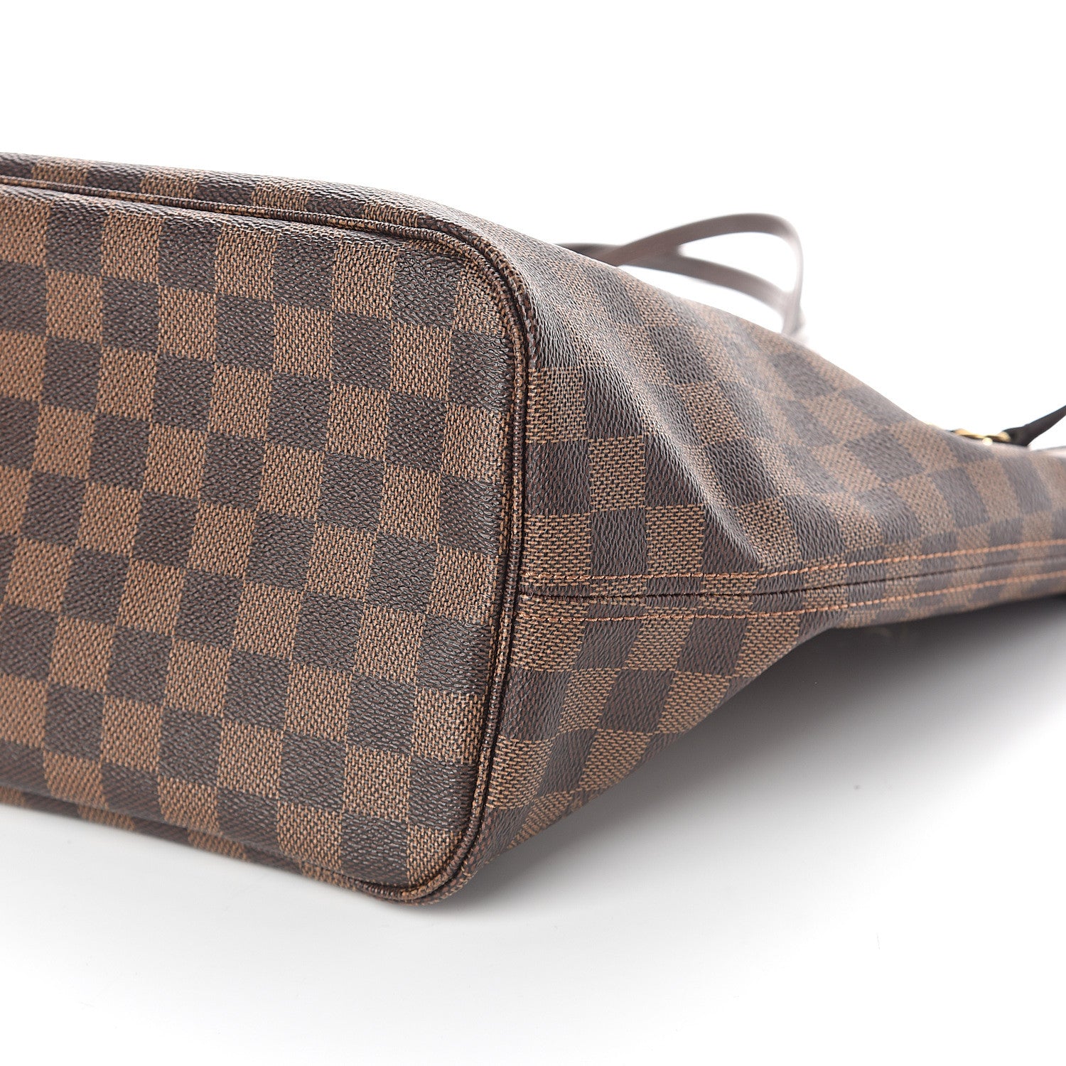 Louis Vuitton Damier Ebene Neo Neverfull MM Rose Ballerine 10 of 10