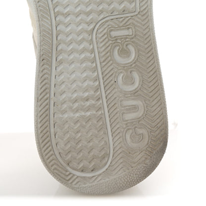 Gucci Calfskin GG Tennis Embossed Perforated Womens Platform 55mm Sneakers 38 Great White 7 of 10