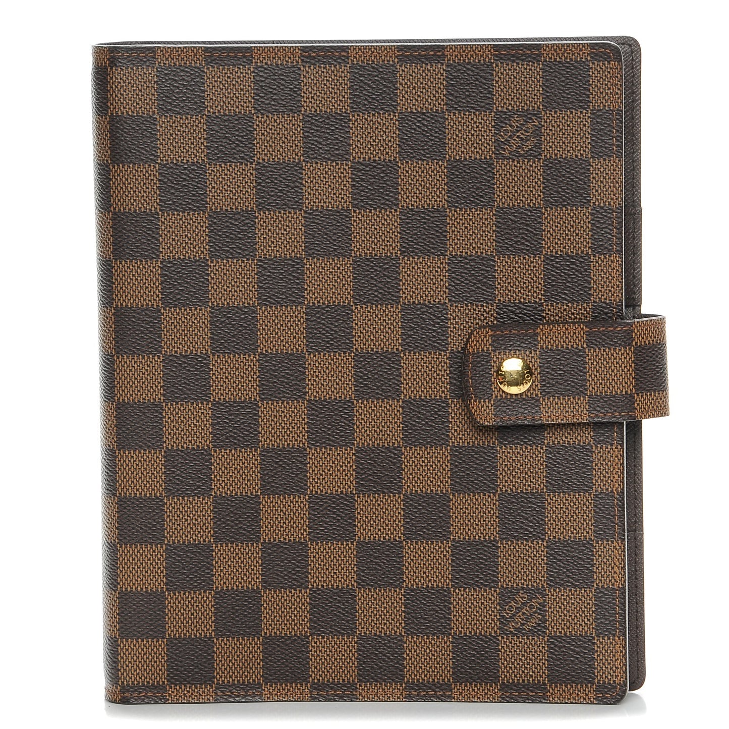 Damier Ebene Large Ring Agenda Cover