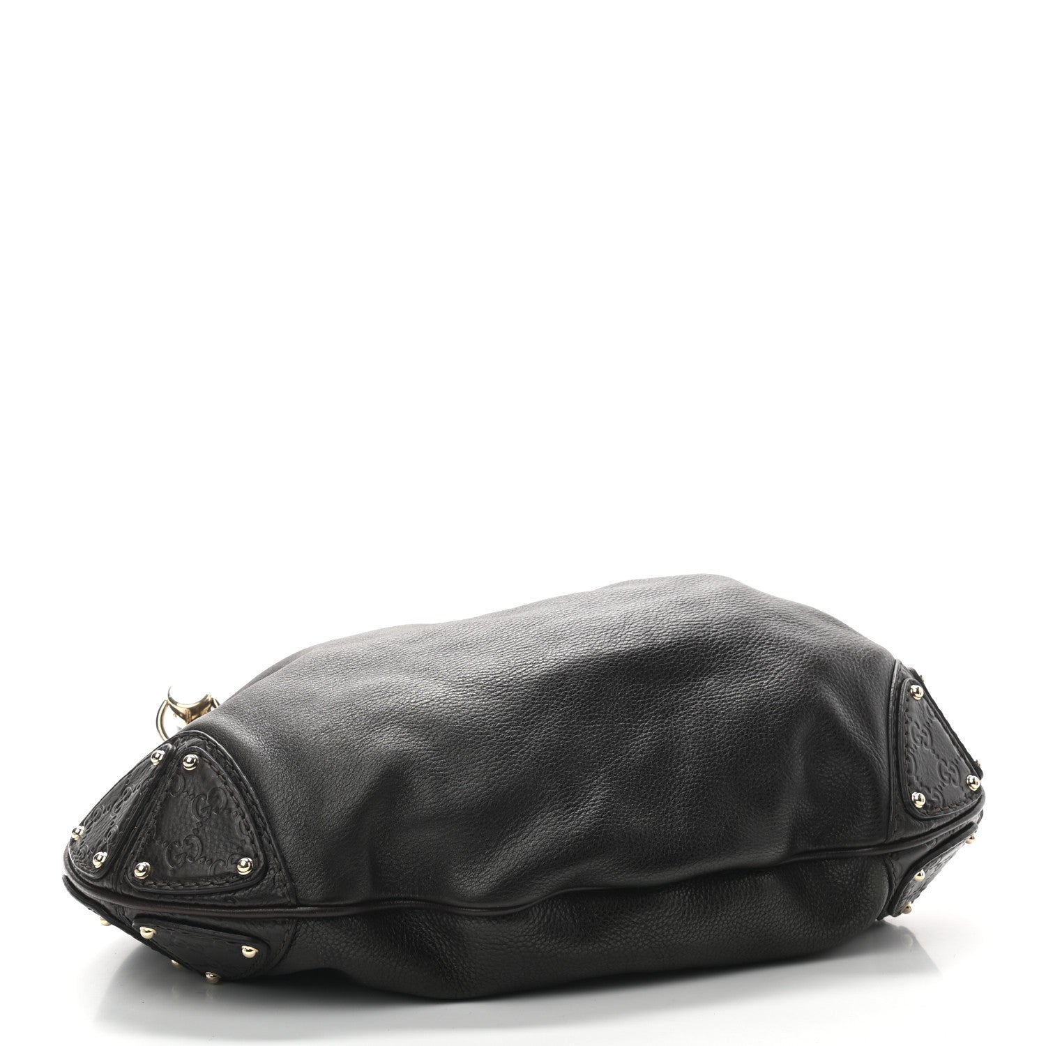 Gucci Calfskin Large Indy Top Handle Hobo Dark Brown 4 of 9