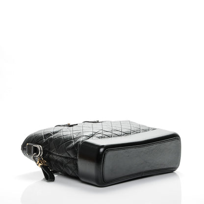 Chanel Calfskin Quilted Large Gabrielle Shopping Tote Black 4 of 7