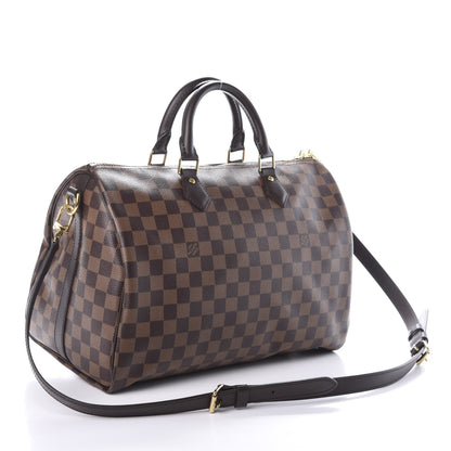 Louis Vuitton Damier Ebene Speedy Bandouliere 35 3 of 8