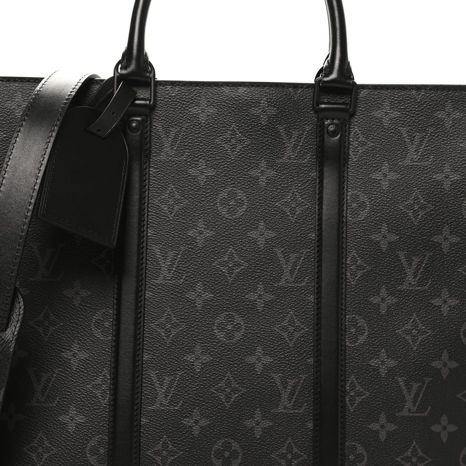 Louis Vuitton Monogram Eclipse Sac Plat Horizontal Zipper 7 of 9