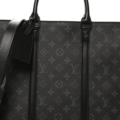 Louis Vuitton Monogram Eclipse Sac Plat Horizontal Zipper 7 of 9