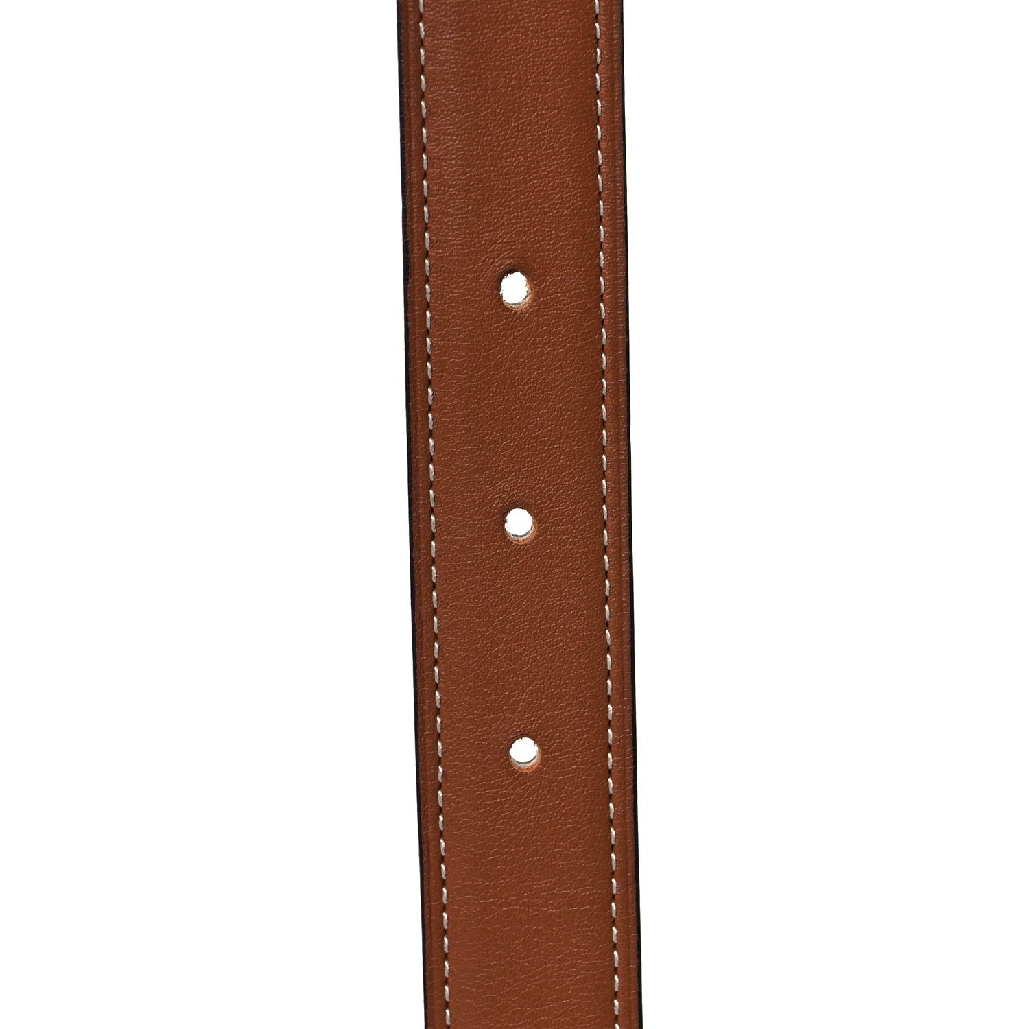 Hermes Epsom Swift 32mm H Belt 90 Etoupe Gold 6 of 8