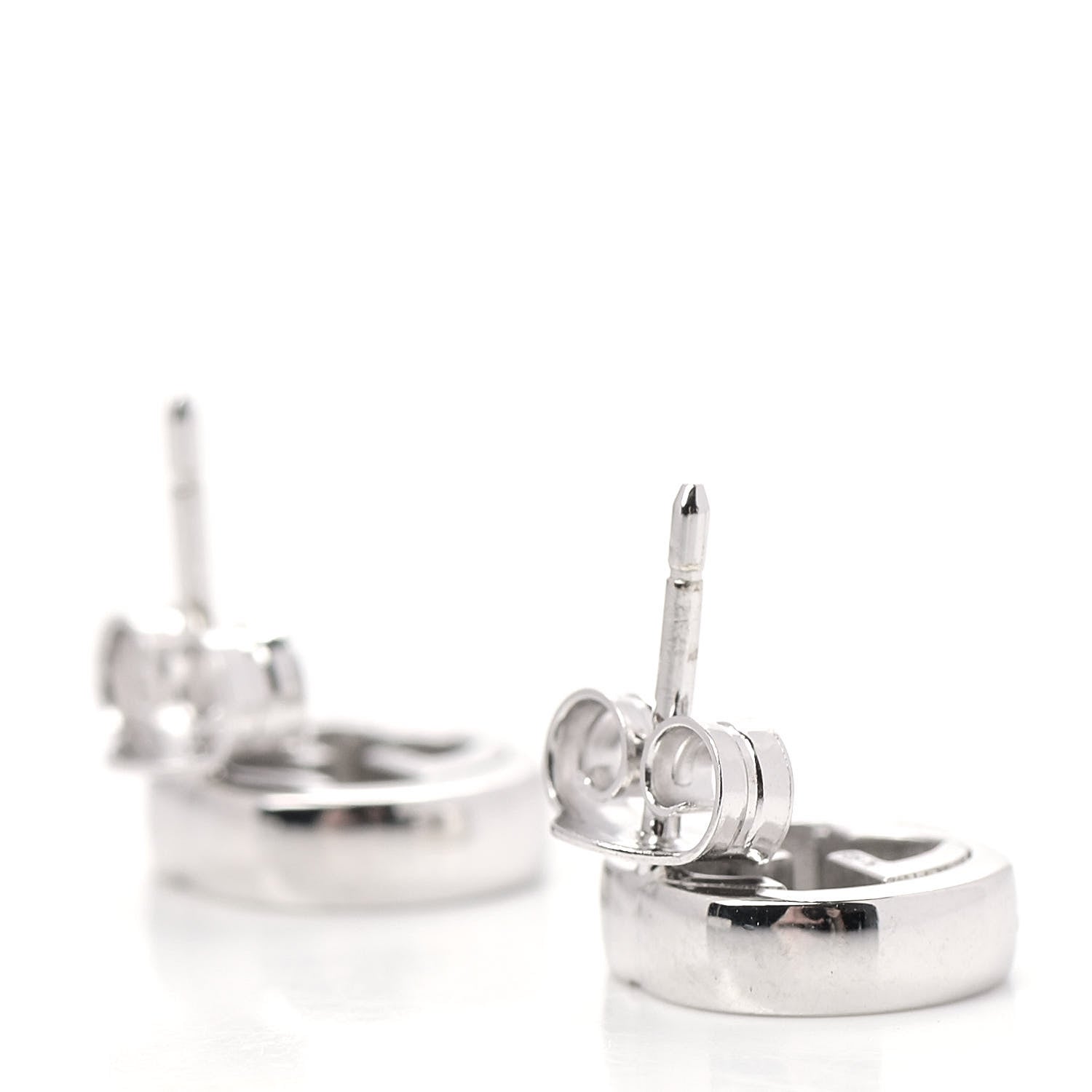 Gucci Sterling Silver Interlocking GG Stud Earrings 3 of 6