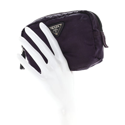 Prada Nylon Tessuto Cosmetic Pouch Purple 2 of 9