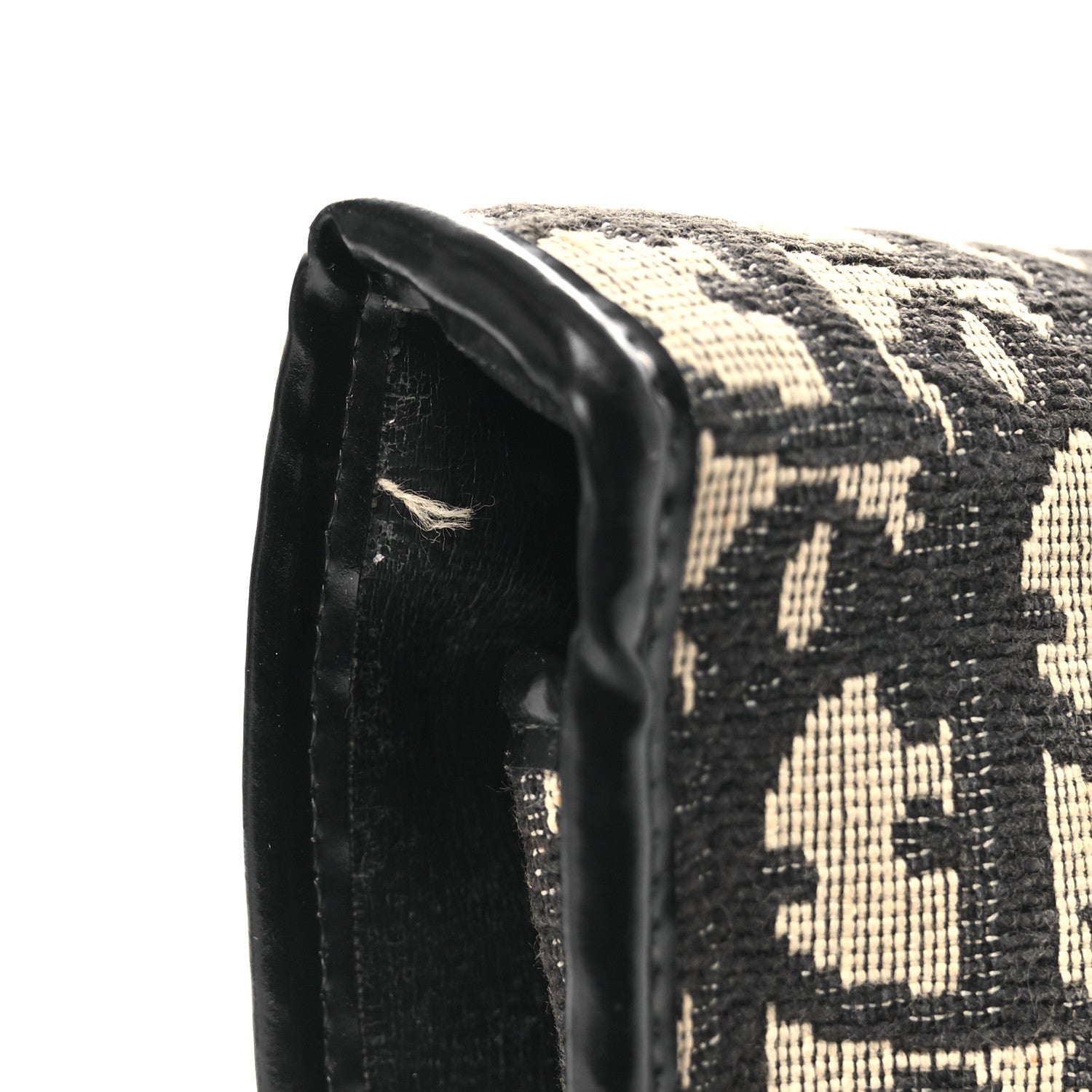 Christian Dior Monogram Flap Clutch Beige Black 13 of 13