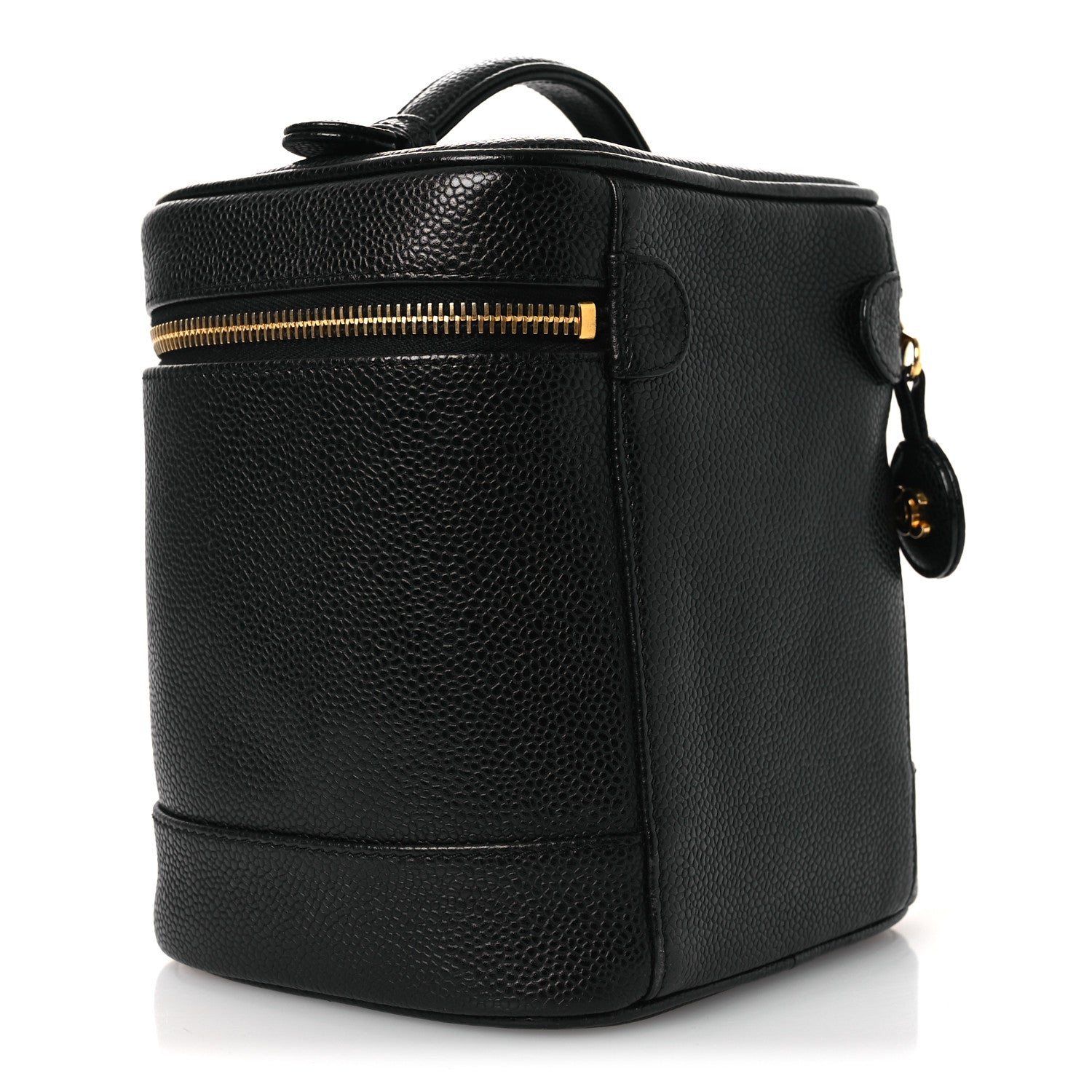 Chanel Caviar Vanity Cosmetic Case Black 3 of 14