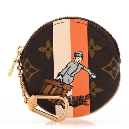 Louis Vuitton Monogram Groom Round Coin Purse 1 of 7
