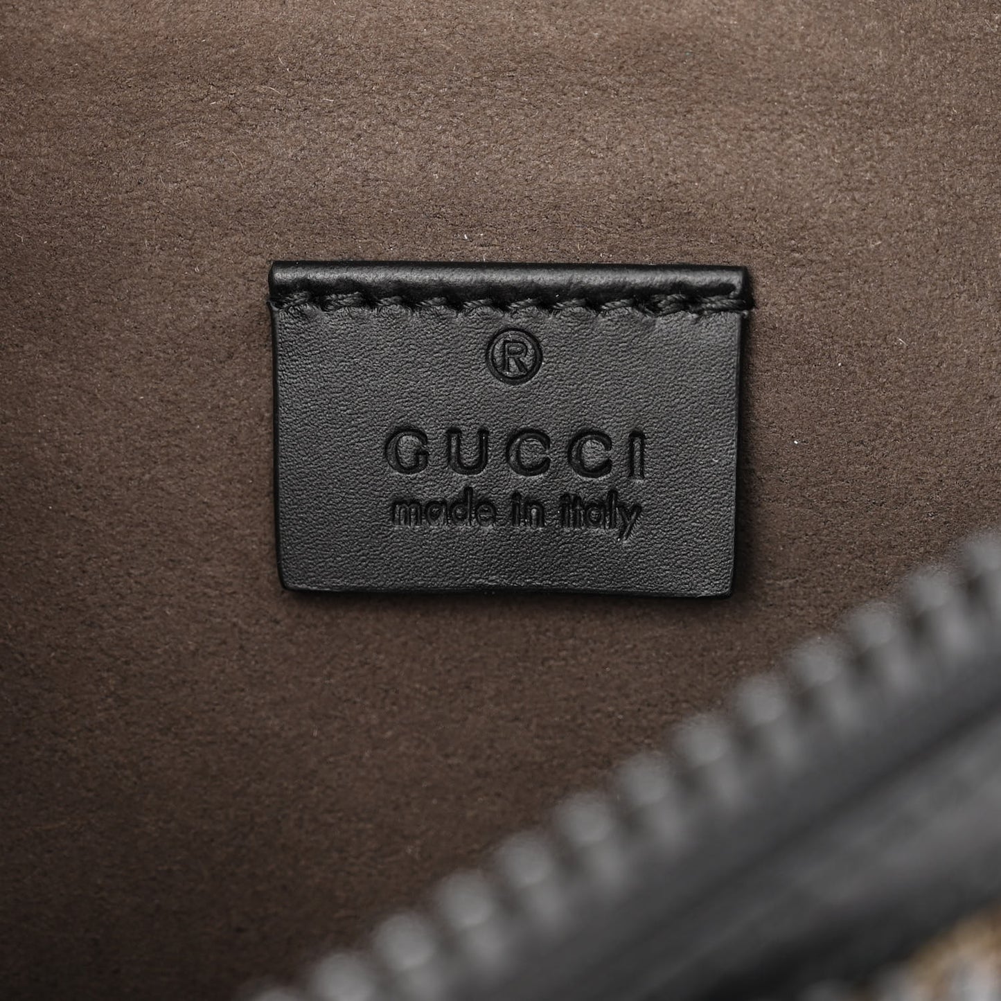 GG Supreme Monogram Belt Bag Black