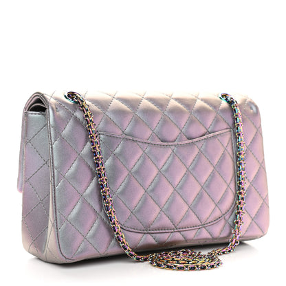 Chanel Iridescent Lambskin Quilted 2.55 Reissue 226 Flap Light Purple 3 of 9