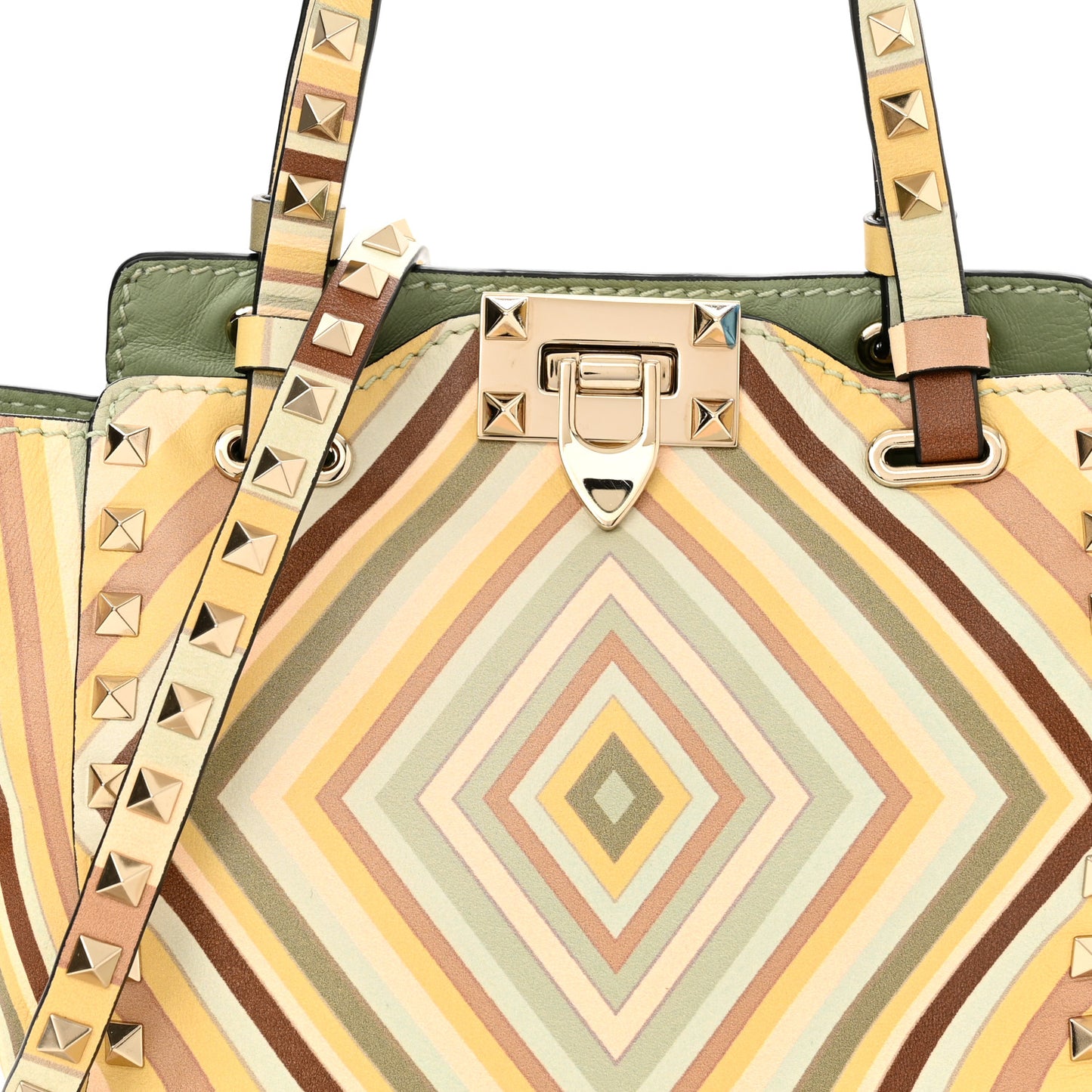 Vitello Native Couture 1975 Mini Rockstud Tote Multicolor
