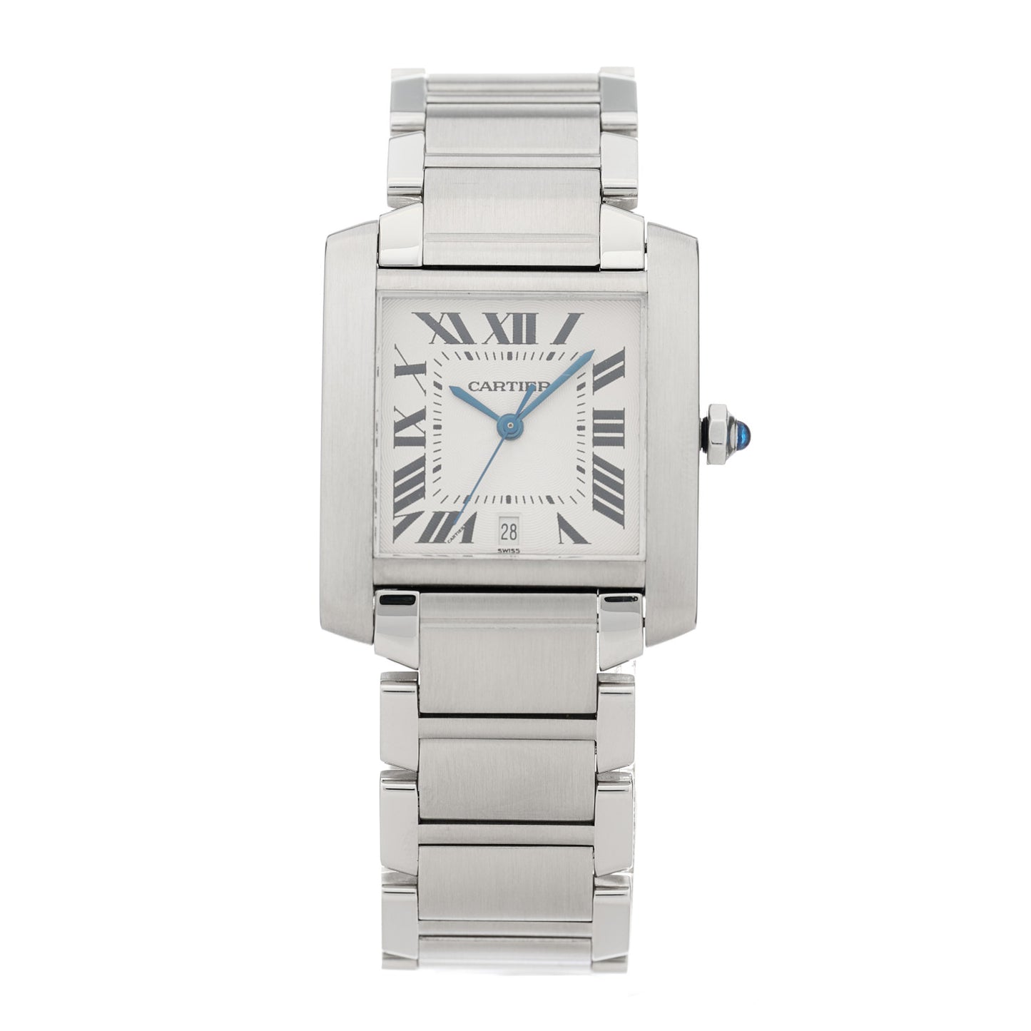 Stainless Steel 28mm Tank Francaise Automatic Watch