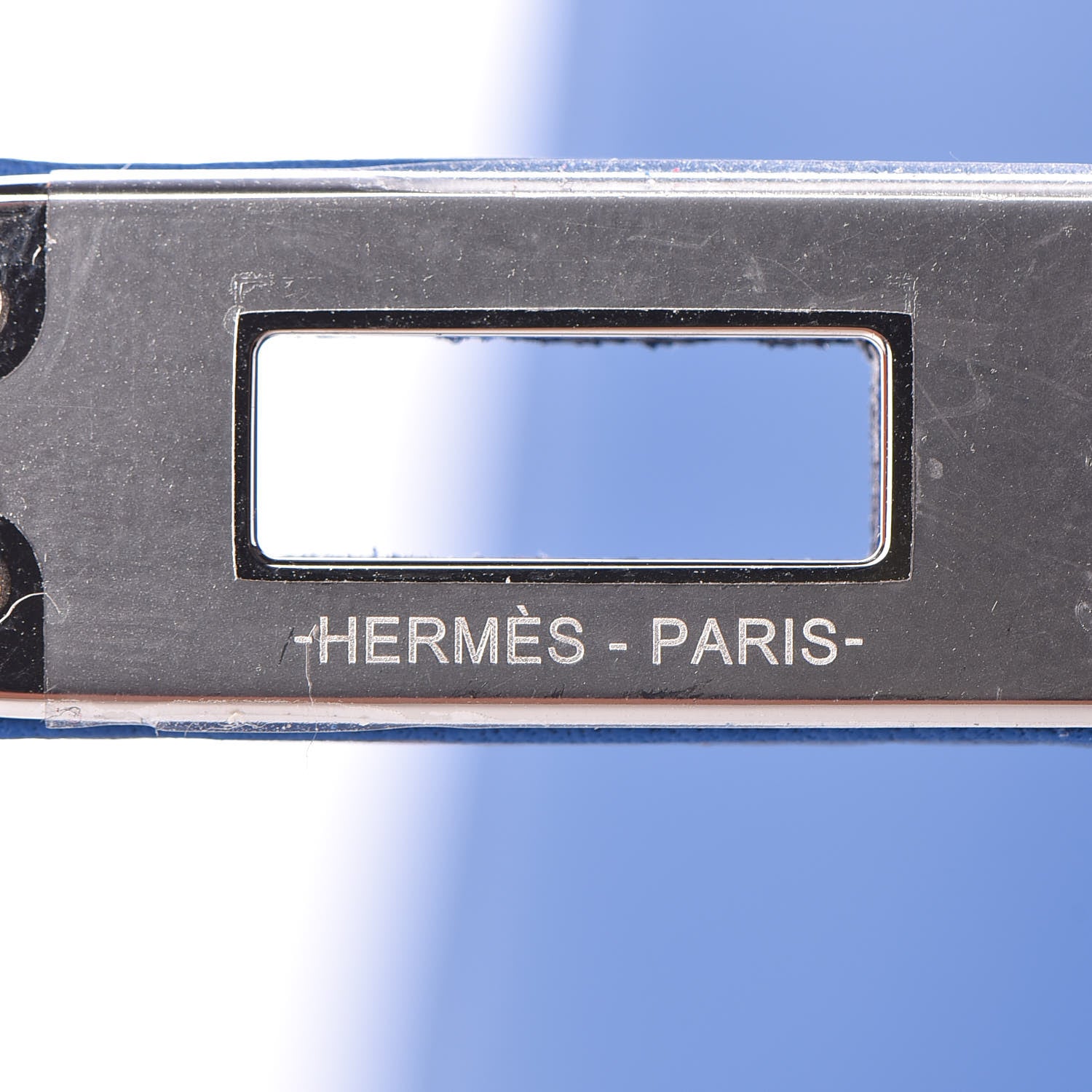 Hermes Swift Kelly Pochette Clutch Bleu Zellige 22 of 23