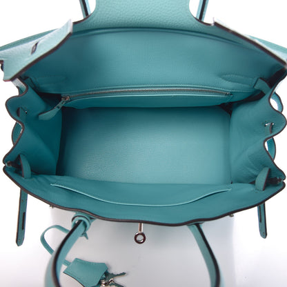 Hermes Togo Birkin 30 Bleu Atoll 8 of 30