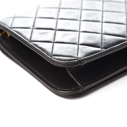Chanel Lambskin Quilted Wallet On Chain WOC Black 10 of 11