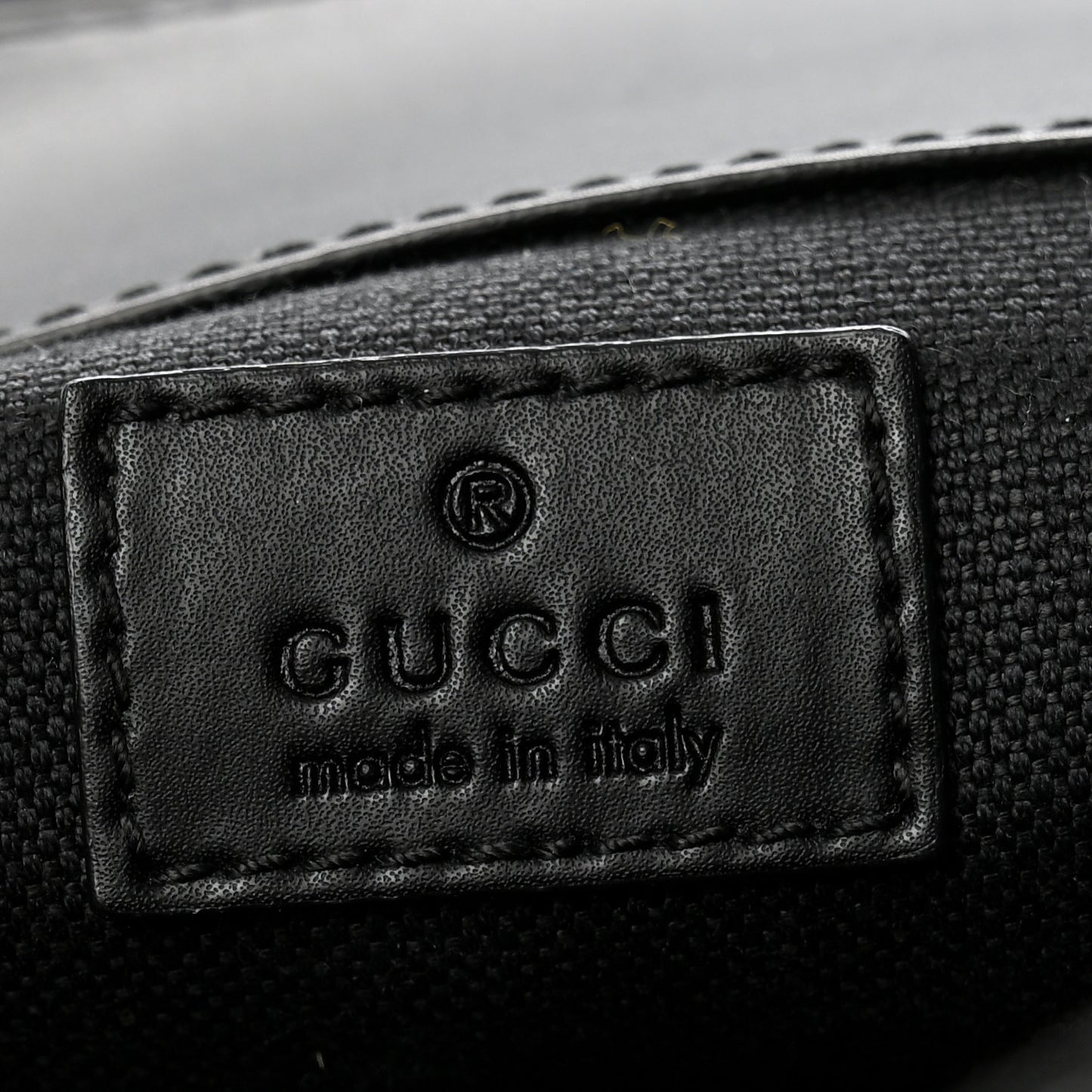 Soft GG Supreme Monogram Calfskin Web Double Buckle Backpack Black