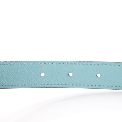 Hermes Epsom Swift 24mm Belt Strap 90 Colvert Bleu Atoll 3 of 6