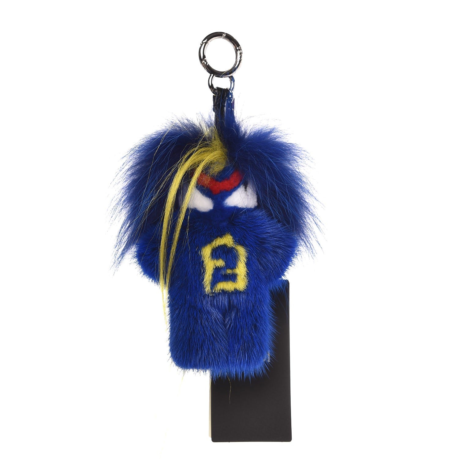 Fendi Mink Fur Fendirumi Bug-Kun Monster Bag Bug Charm Pacific Fluo Yellow 1 of 4