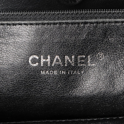 Chanel Glazed Calfskin East West Modern Chain Tote Black 6 of 9