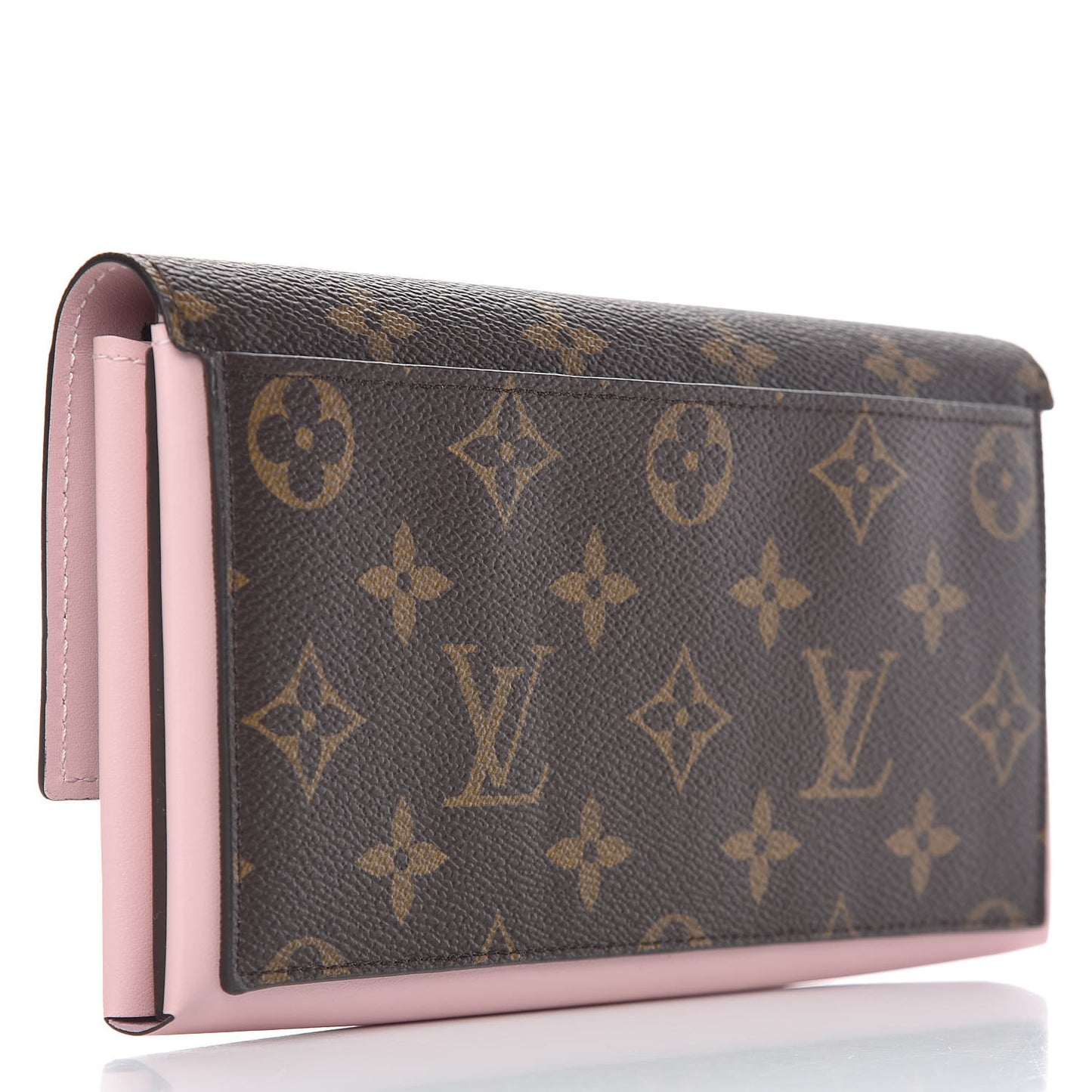 Monogram Flore Wallet Rose Ballerine
