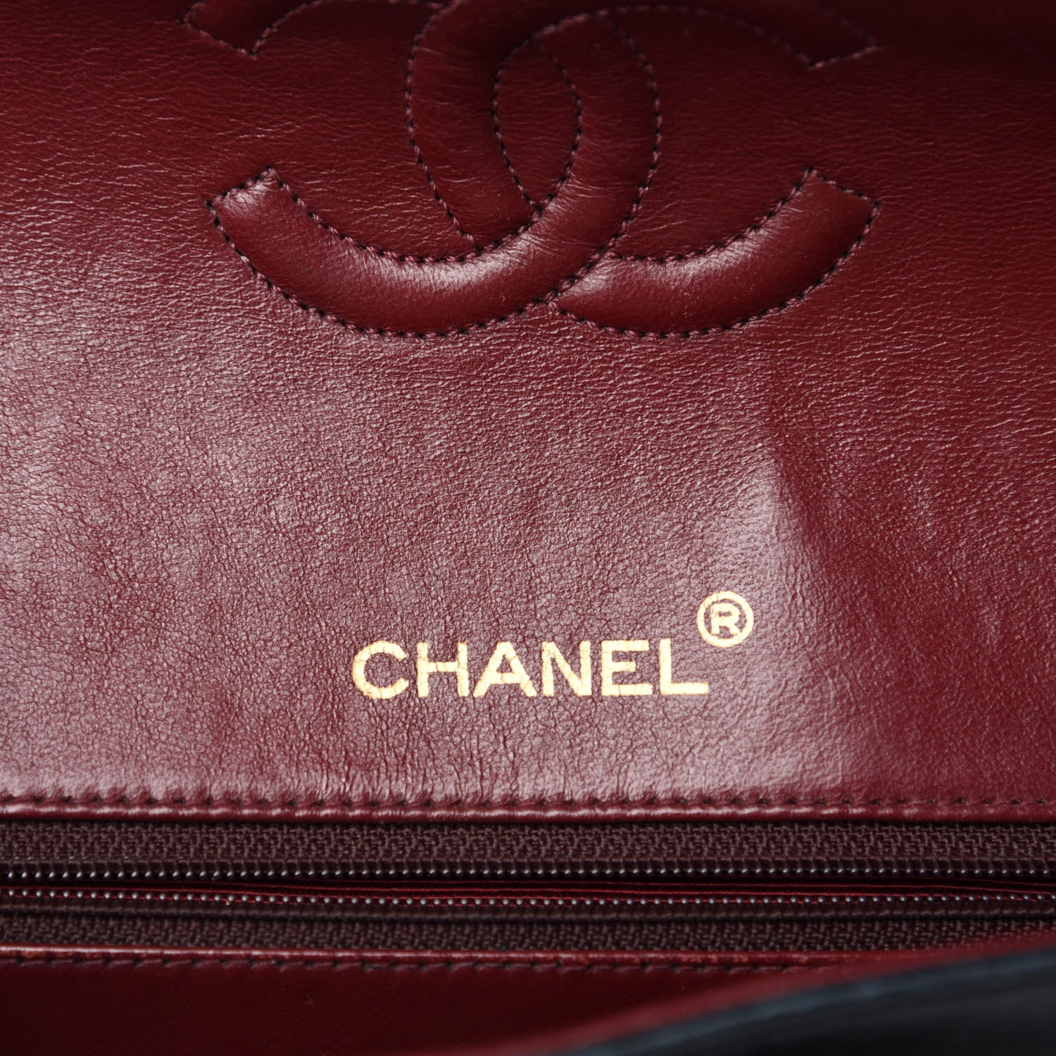 Chanel Lambskin Quilted Medium Double Flap Black 11 of 14